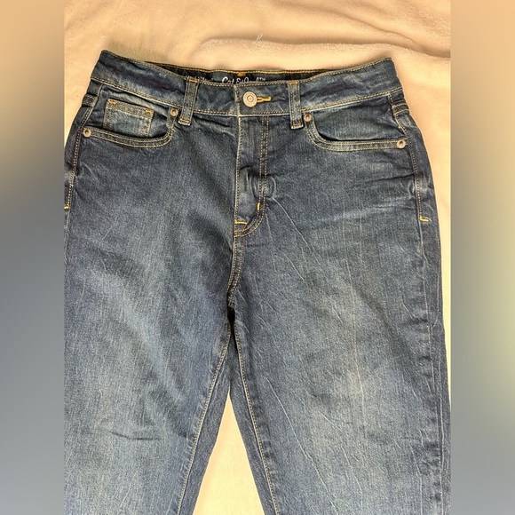 Cat & Jack Ankle Straight High Rise Adjustable Waist Size 10 No Tags - Picture 5 of 6